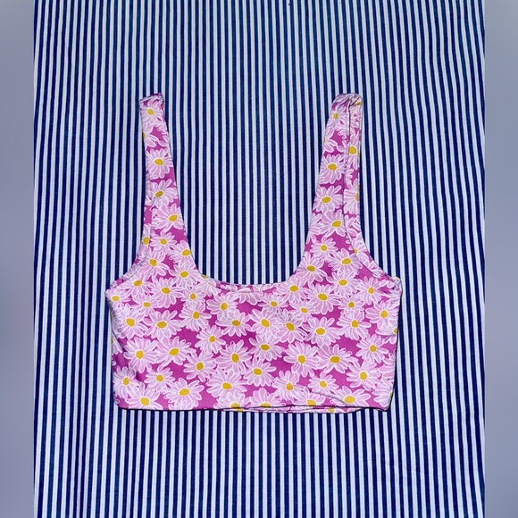 ZARA US Small Pink Floral Bra Top - Picture 9 of 9